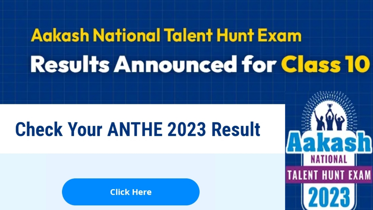 Anthe Result 2023 : Aakash Anthe result download at anthe.aakash.ac.in ...