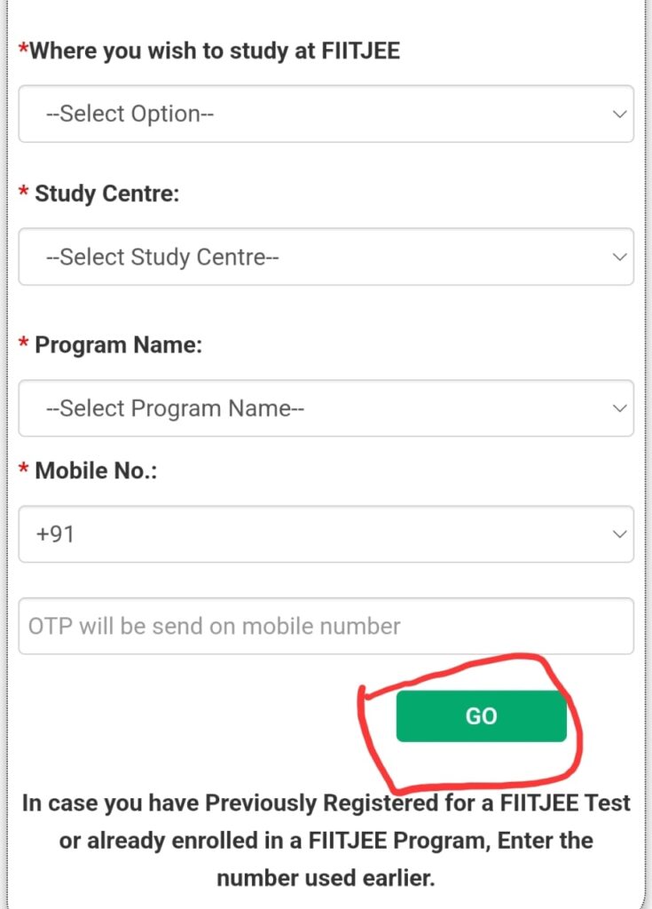 FIITJEE Big Bang Edge Test 2024