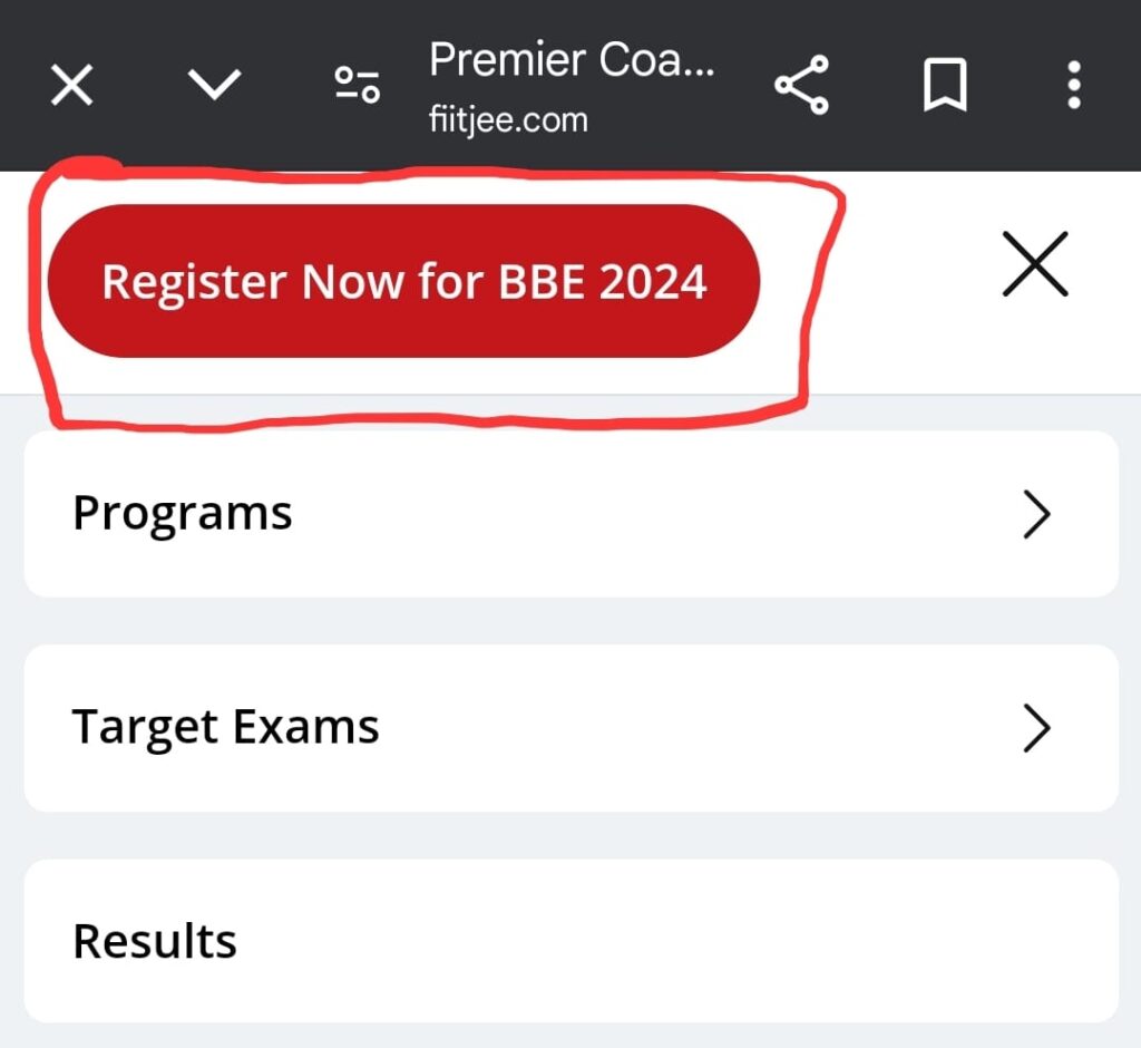 FIITJEE Big Bang Edge Test 2024